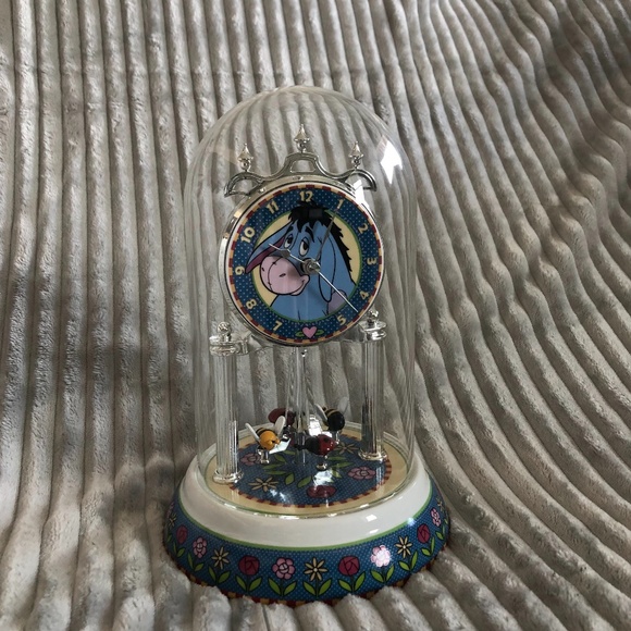 Disney Wall Decor Disney Winnie The Pooh Clock Eeyore Spinning